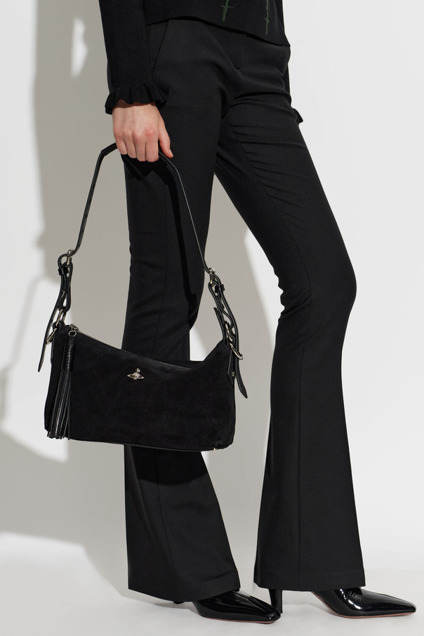Vivienne Westwood Suede shoulder bag ‘Emma’