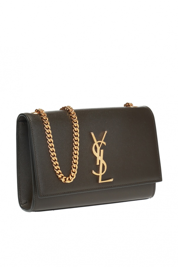 Saint Laurent Kate Shoulder Bag Red in Leather with Gold-tone - US