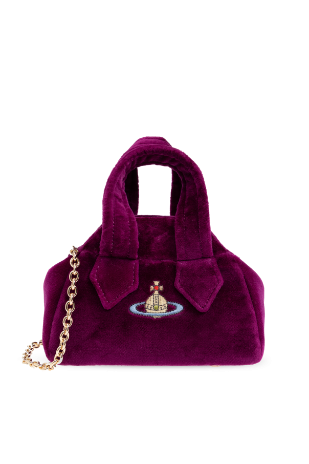 Vivienne Westwood Velvet frame bag