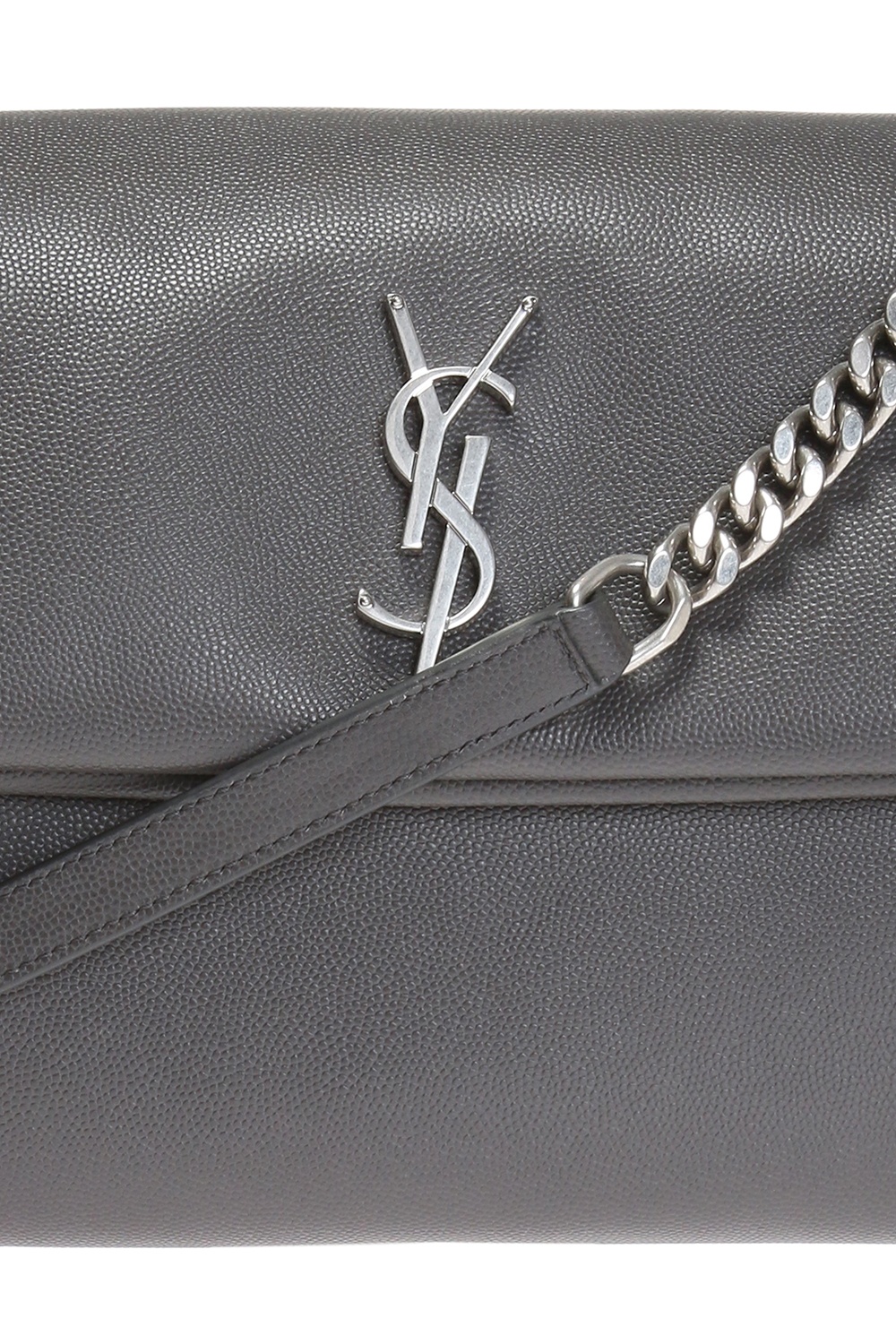 YSL Yves Saint Laurent ALL BLACK West Hollywood Medium Leather Shoulder Bag