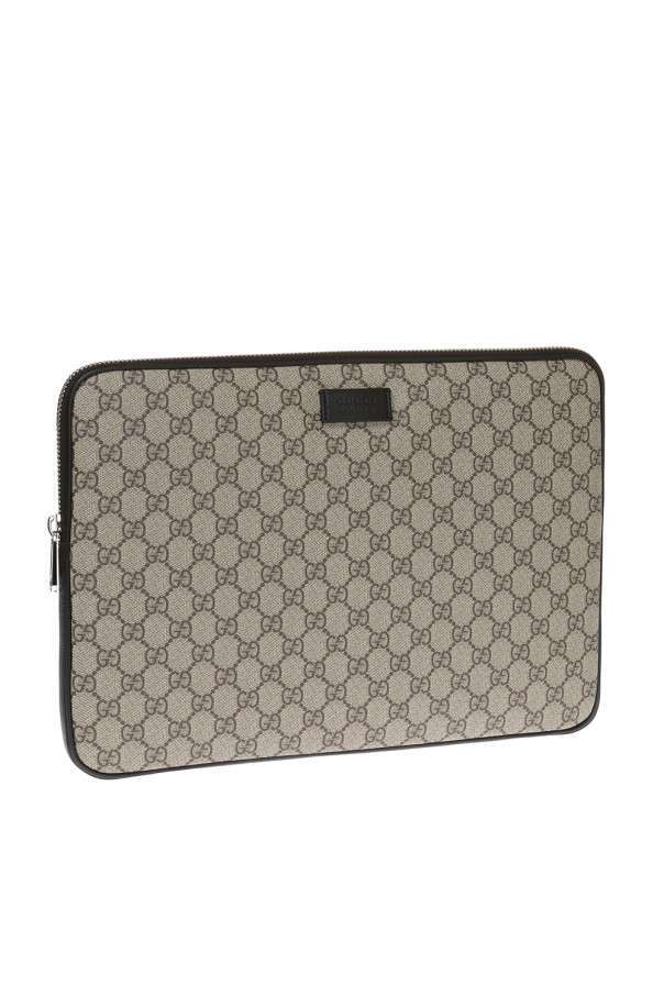 Gucci 'GG Supreme' canvas laptop case | Men's Accessories | Vitkac