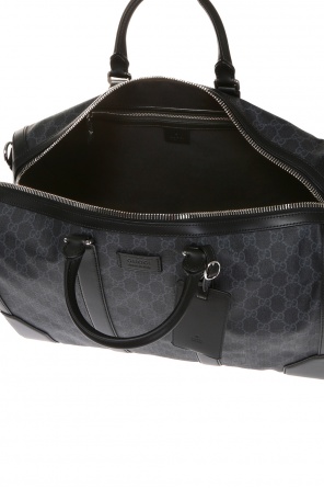 Gucci Leder ‘GG Supreme’ holdall bag