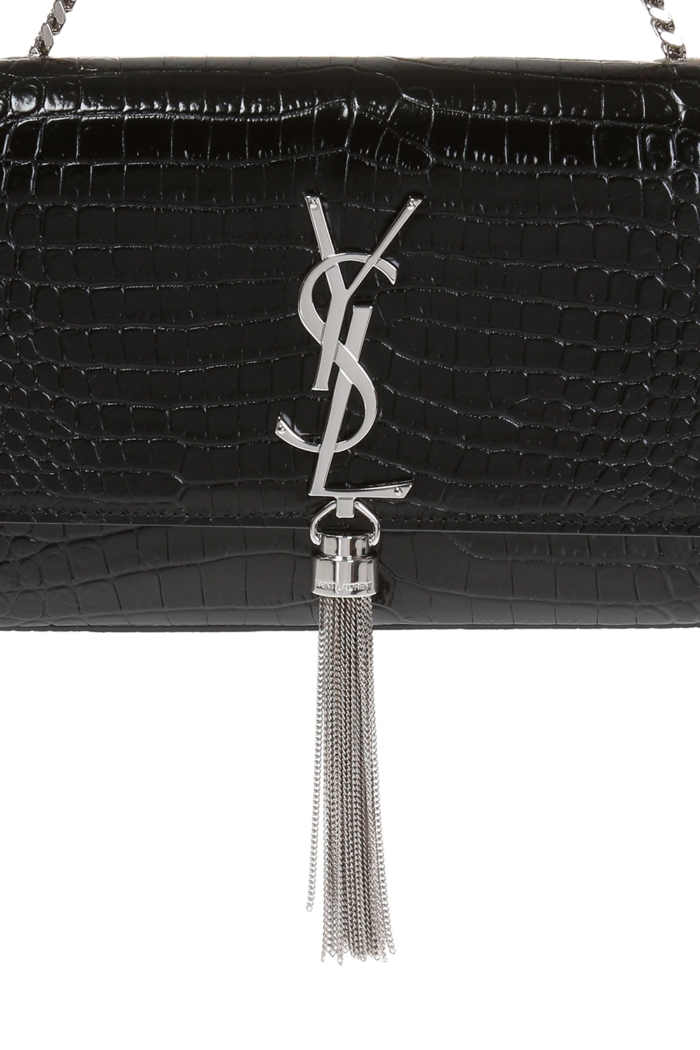 Yves Saint Laurent Kate Leather Shoulder Bag Black