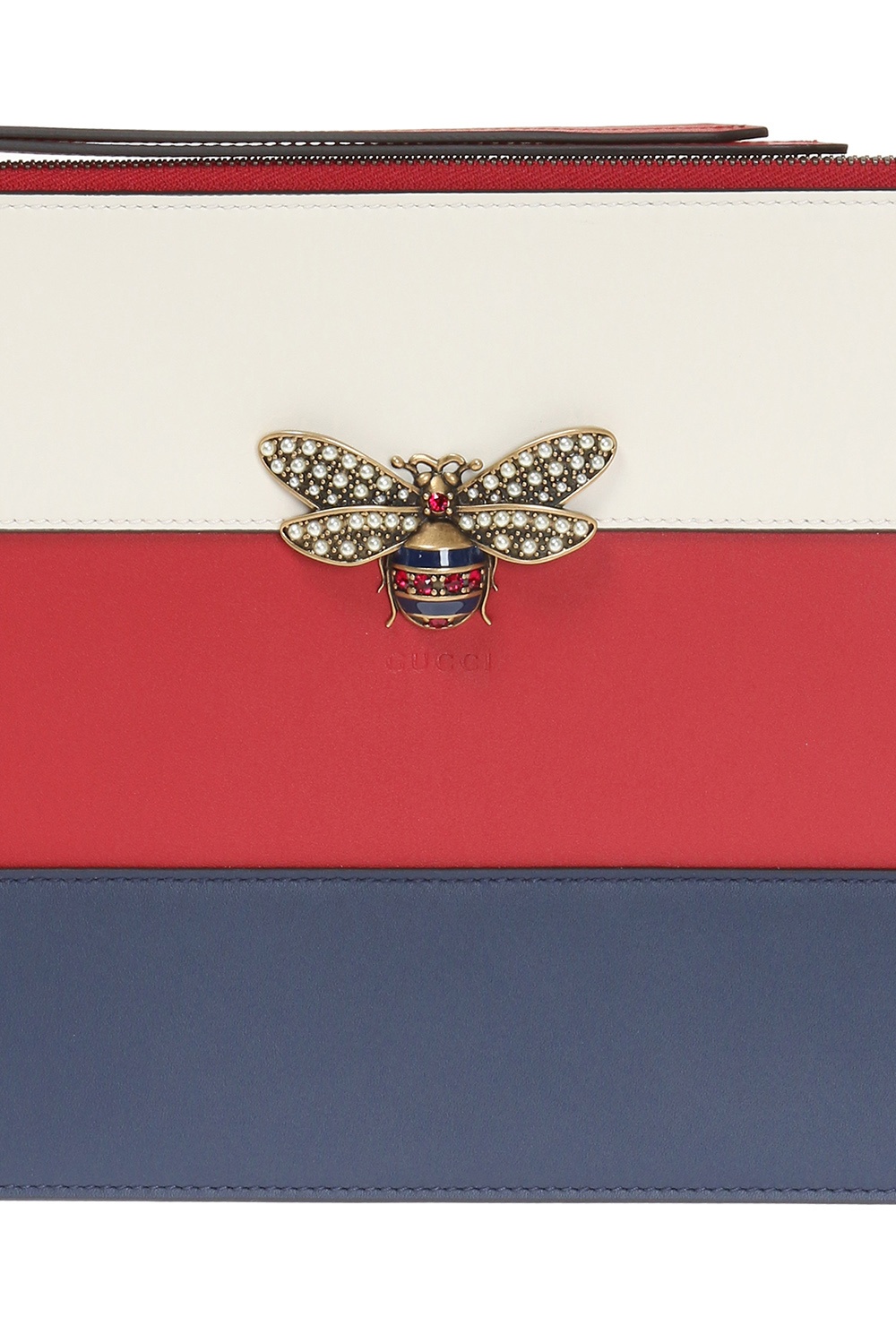 gucci clutch with bee