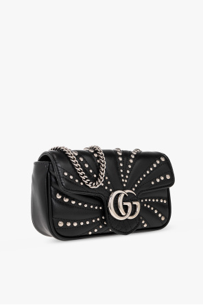 Gucci denim ‘GG Marmont Super Mini’ shoulder bag
