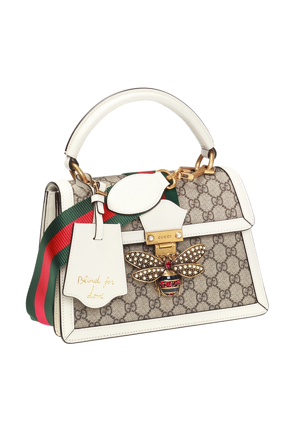 Gucci Queen Margaret Bee Blind For Love Leather Bag