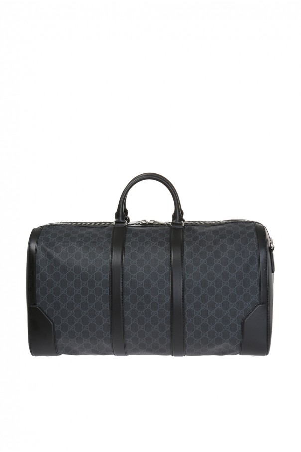 gucci stripe Holdall bag with logo