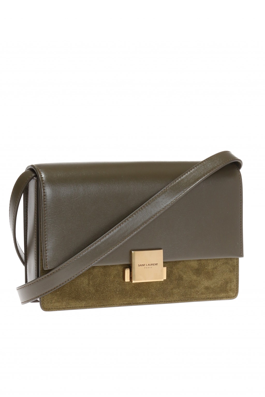 bellechasse saint laurent medium in leather and suede