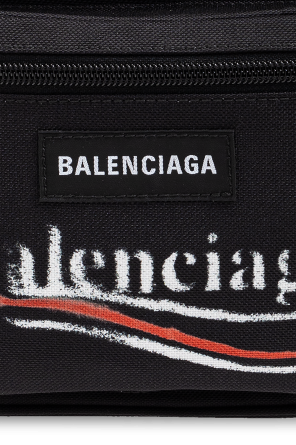 Balenciaga Torba na pas z nadrukowanym logo