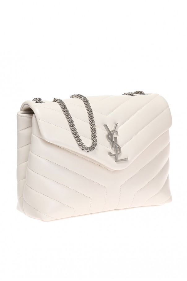 White 'Loulou' shoulder bag Saint Laurent - Vitkac France