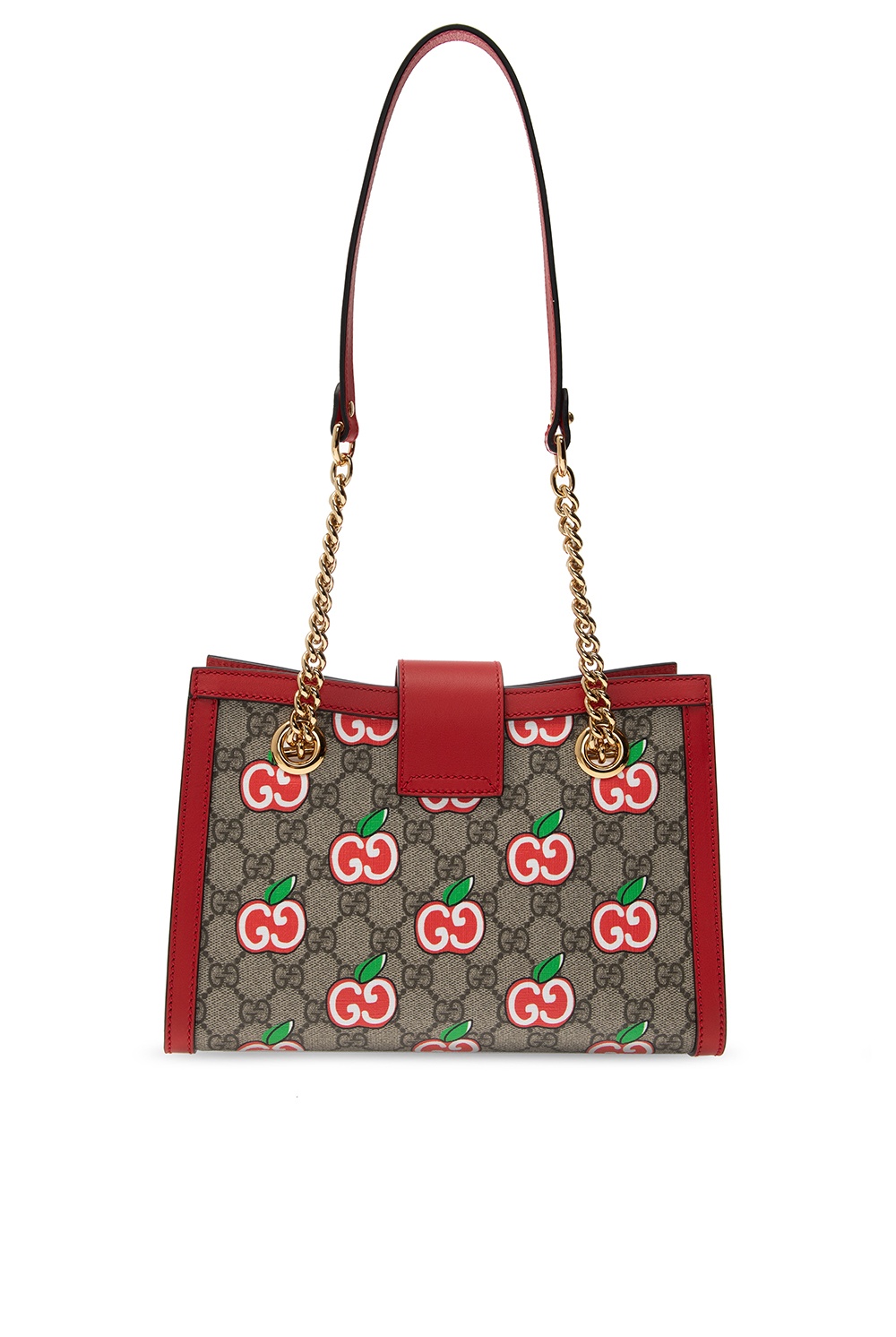 red gucci padlock bag