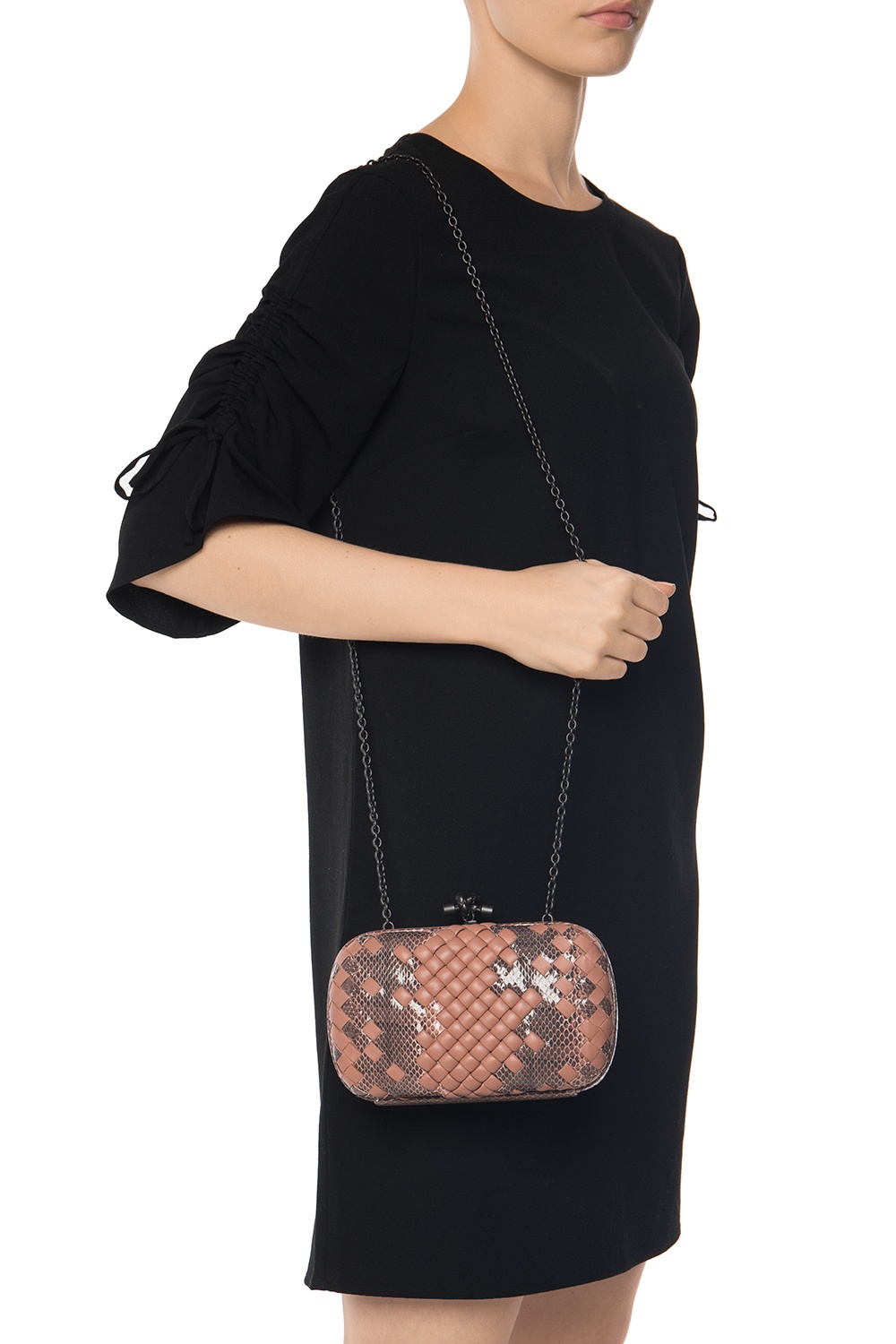 Bottega Veneta 'Knot' clutch on chain, Women's Bags