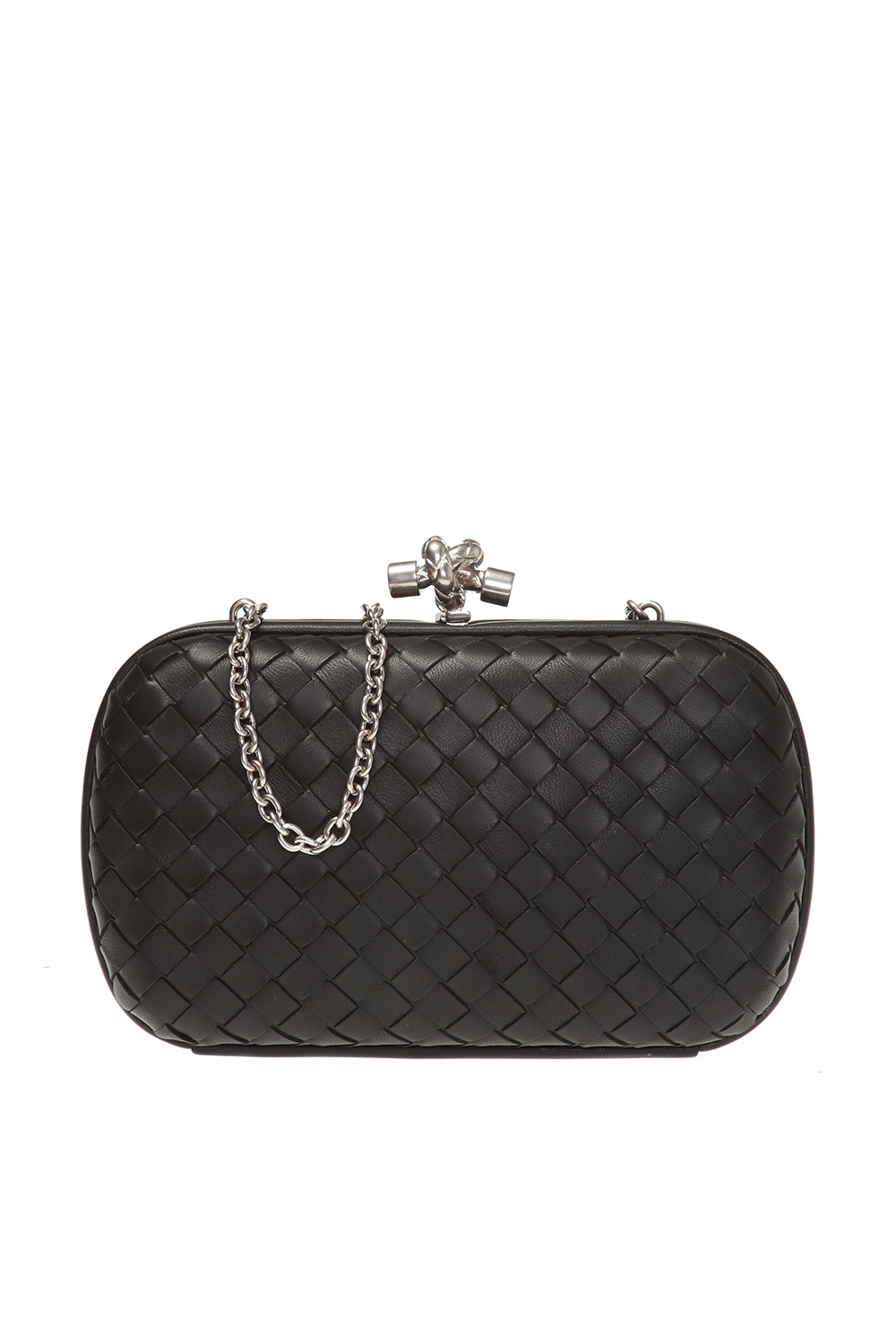 Bottega Veneta Satin Knot Clutch