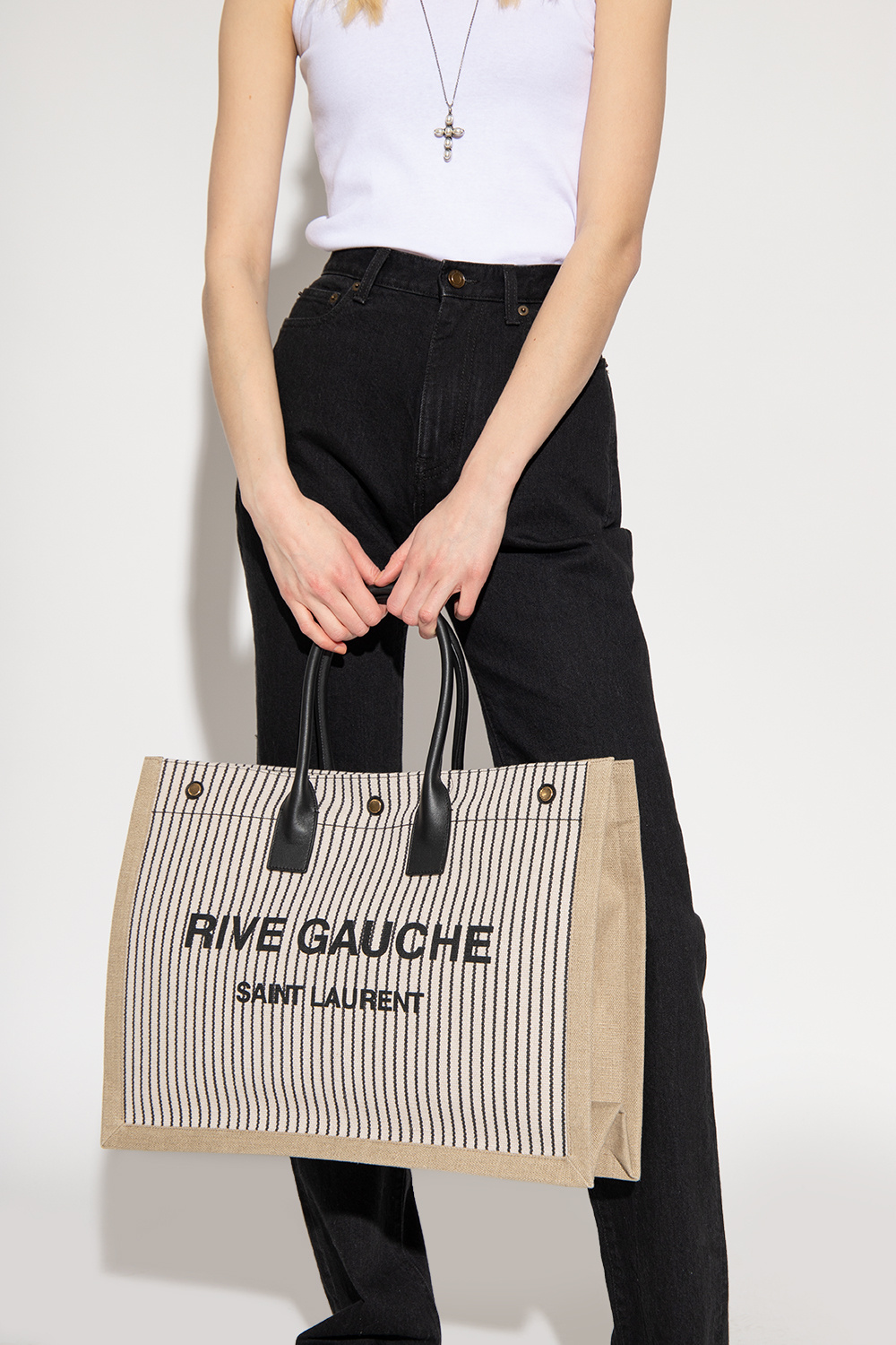 Saint Laurent ‘Rive Gauche’ shopper bag