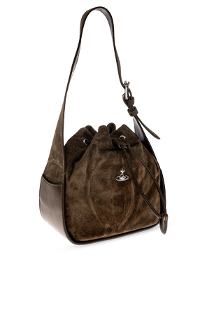 Vivienne Westwood Vivienne Westwood Stacey Suede Bucket Bag, Deep Brown