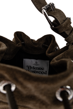 Vivienne Westwood Vivienne Westwood Stacey Suede Bucket Bag, Deep Brown
