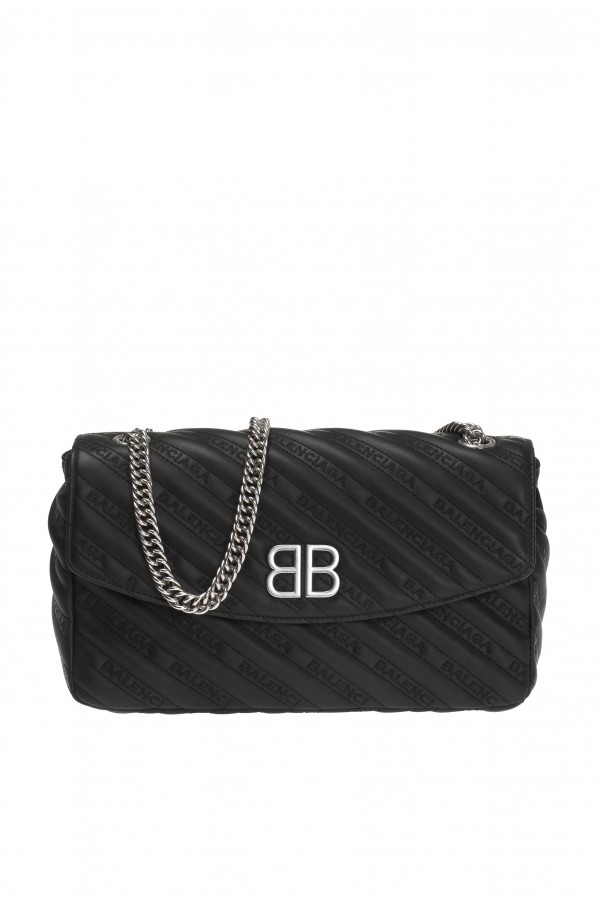 &#39;BB&#39; logo-embroidered shoulder bag Balenciaga - Vitkac HK