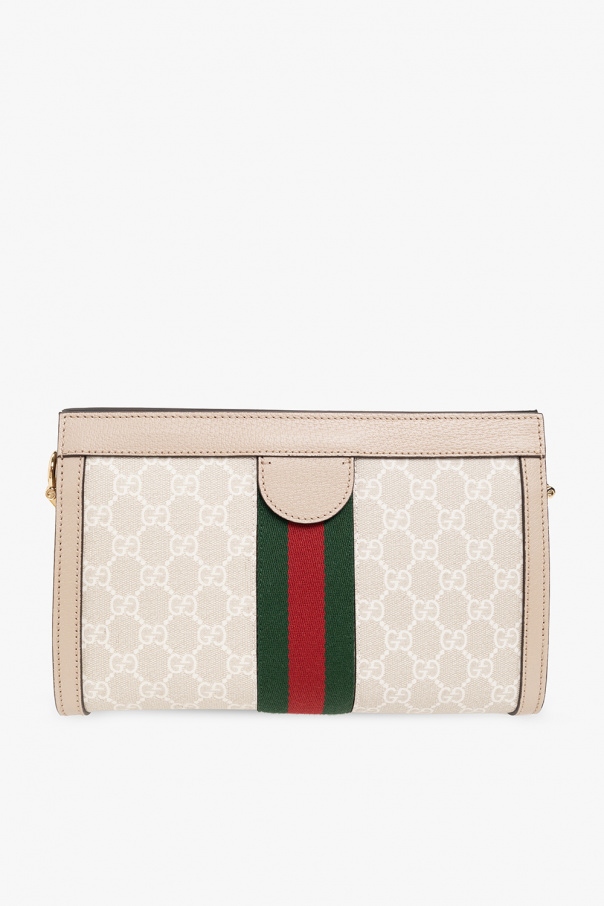 Gucci Ophidia GG Small Supreme Canvas Shoulder Bag Beige 503877