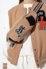 BOSS x Russell Athletic beige Belt bag with logo