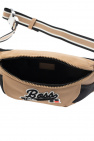 BOSS x Russell Athletic beige Belt bag with logo