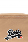 BOSS x Russell Athletic beige Belt bag with logo