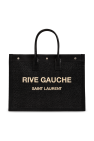 Saint Laurent BLACK ‘Noe Rive Gauche’ shopper bag