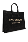 Saint Laurent BLACK ‘Noe Rive Gauche’ shopper bag