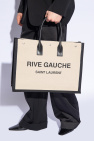 Saint Laurent cream ‘Rive Gauche Large’ shopper bag