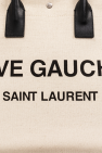 Saint Laurent cream ‘Rive Gauche Large’ shopper bag