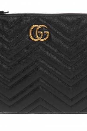 Gucci 'GG Marmont' logo clutch