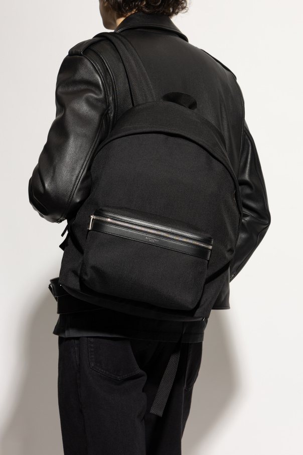 Saint Laurent Mochila con logo