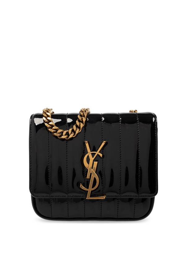 Saint Laurent ‘Vicky Small’ glossy shoulder bag