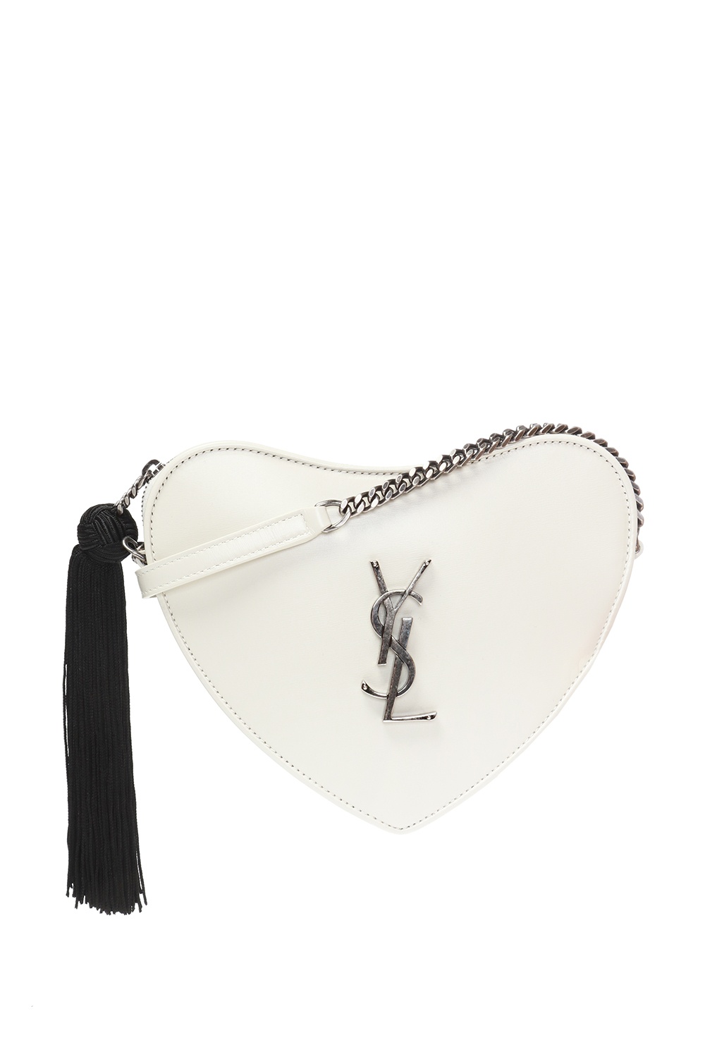 Saint Laurent Monogram Pouch in White