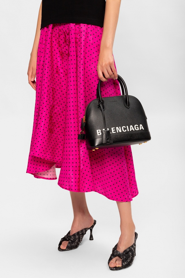 Balenciaga 'Trifolio leather tote bag Rosa