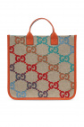 Gucci Kids beige Hand bag with logo