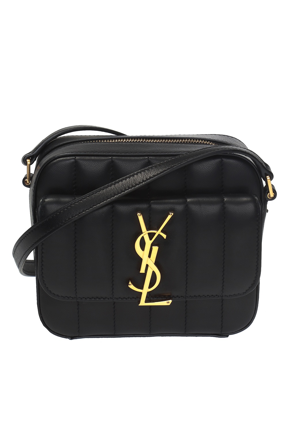 saint laurent vicky quilted leather shoulder bag