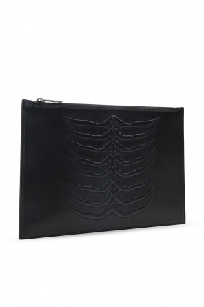 Alexander McQueen Handbag with motif of skeleton
