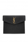 Saint Laurent ‘Uptown Baby Small’ clutch with logo