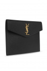Saint Laurent ‘Uptown Baby Small’ clutch with logo