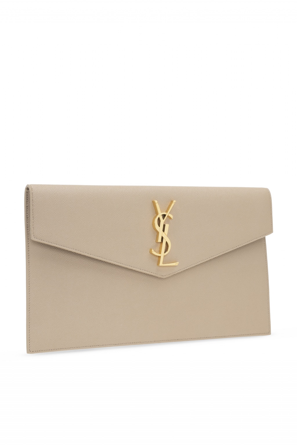 Saint Laurent ‘Uptown’ clutch with logo