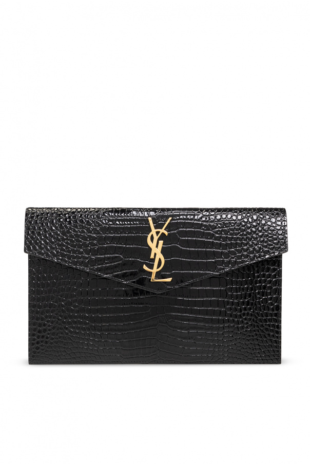 ‘Uptown Small’ leather clutch od Saint Laurent