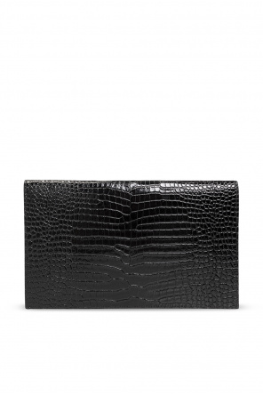 Saint Laurent ‘Uptown Small’ leather clutch