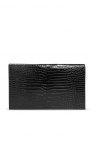 Saint Laurent BLACK ‘Uptown Small’ leather clutch