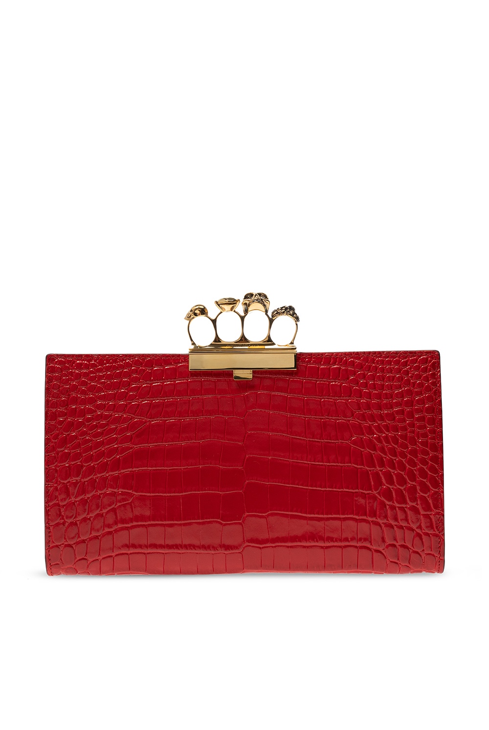 Alexander McQueen Clutch with ring handle