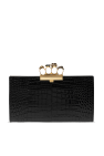 Alexander McQueen 'Four-Ring' clutch with ring handle