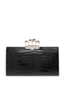Alexander McQueen Leather clutch