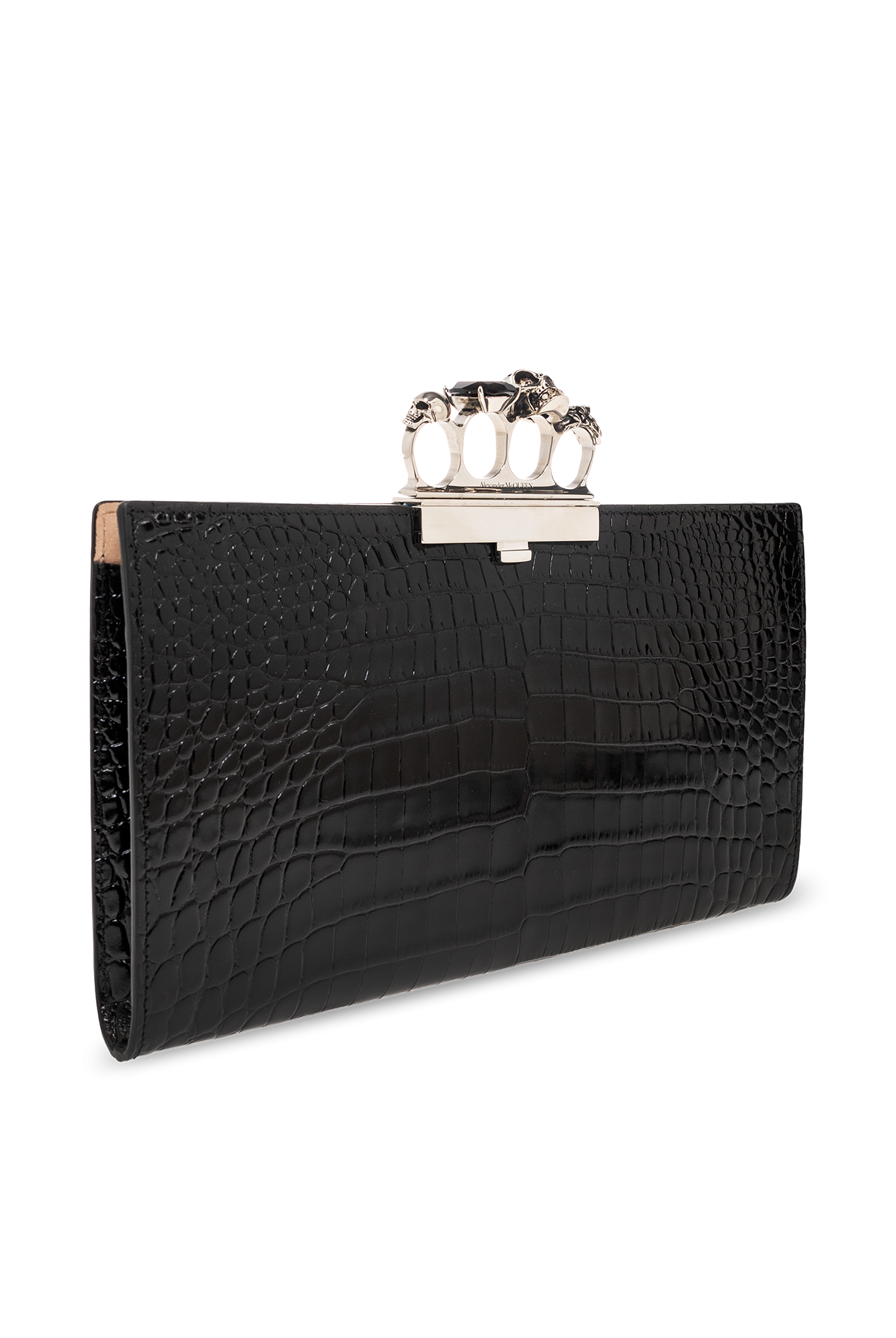 Alexander McQueen Leather clutch