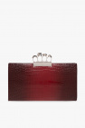 Alexander McQueen RED ‘Four Ring’ clutch