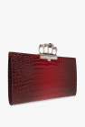 Alexander McQueen RED ‘Four Ring’ clutch