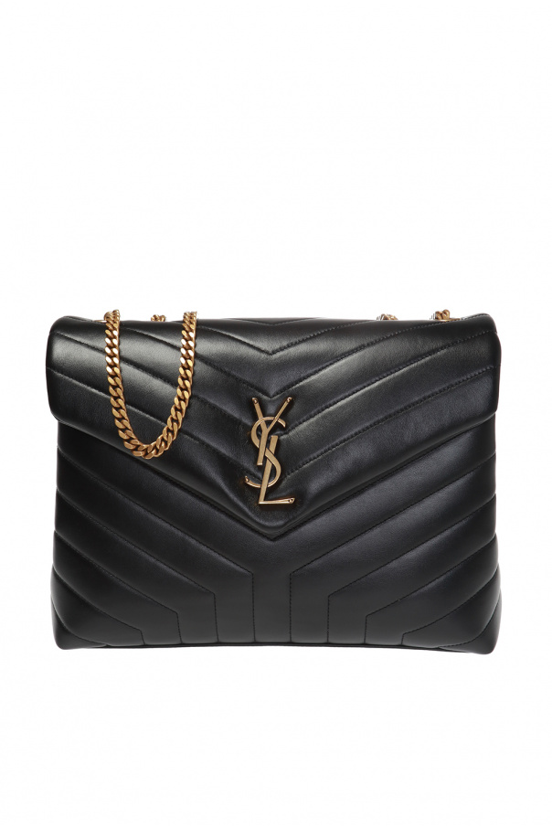Saint Laurent ‘Loulou’ quilted geometric-frame bag